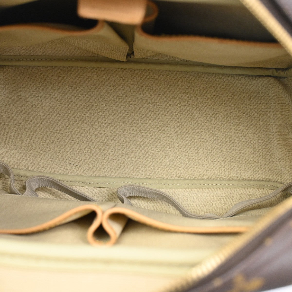 Louis Vuitton Deauville Handbag Monogram Canvas, BROWN, CANVAS, Handbag