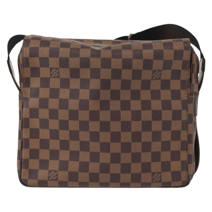 Louis Vuitton Naviglio Handbag Damier, BROWN, CANVAS, Shoulder bag