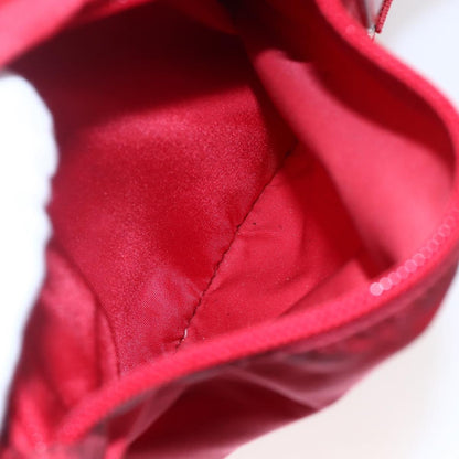 Prada Buckle Messenger Bag Tessuto, RED, NYLON, Shoulder bag