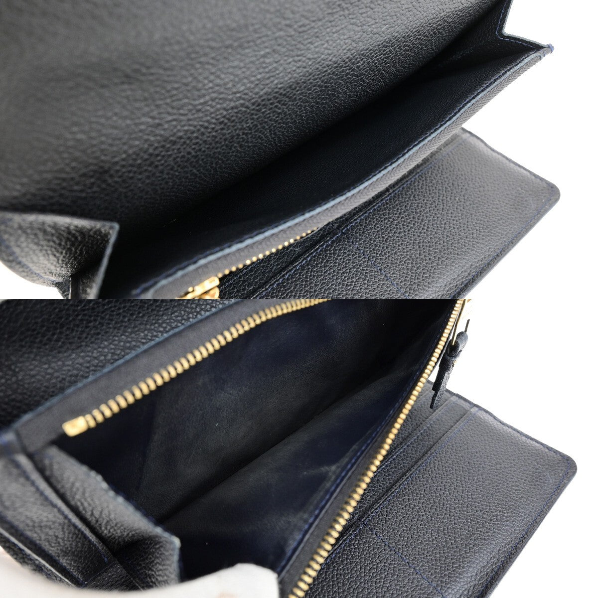 Louis Vuitton Virtuose Wallet Monogram Empreinte Leather, NAVY, LEATHER, Wallets