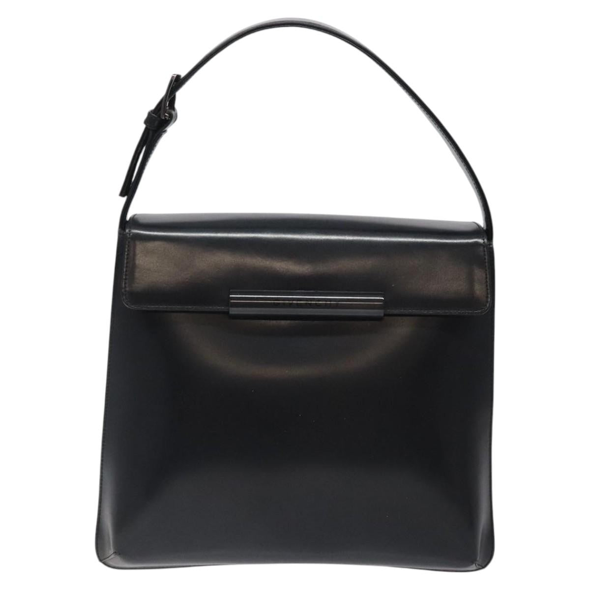 Givenchy Vintage Handbag Leather, BLACK, LEATHER, Handbag