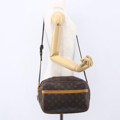 Louis Vuitton Reporter Bag Monogram Canvas, BROWN, CANVAS, Shoulder bag