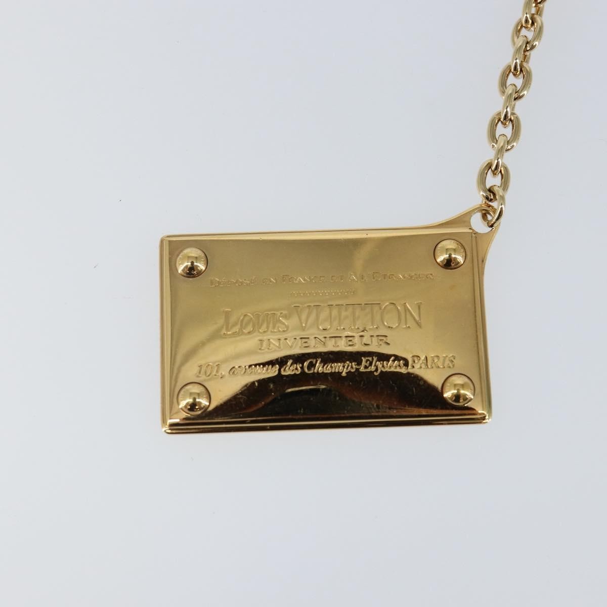 Louis Vuitton Key Chain Metal, GOLD, METAL, Charms and Keychains