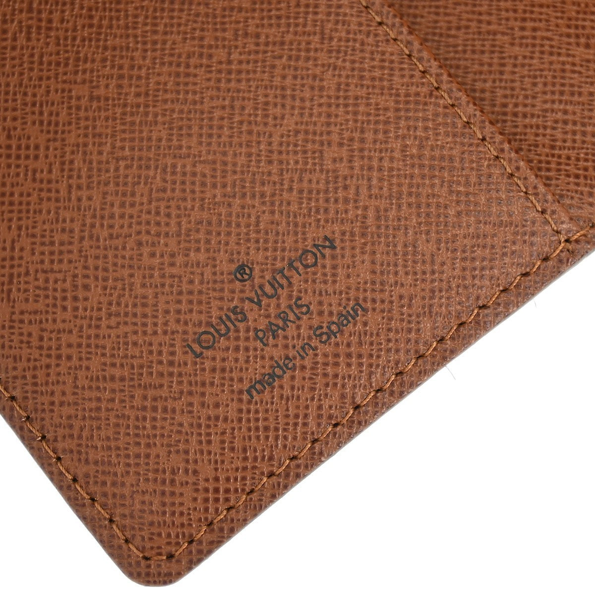 Louis Vuitton Agenda Cover Monogram Panda, BROWN, CANVAS, Wallets