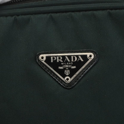 Prada Bowling Shoulder Bag Tessuto, GREEN, NYLON, Handbag