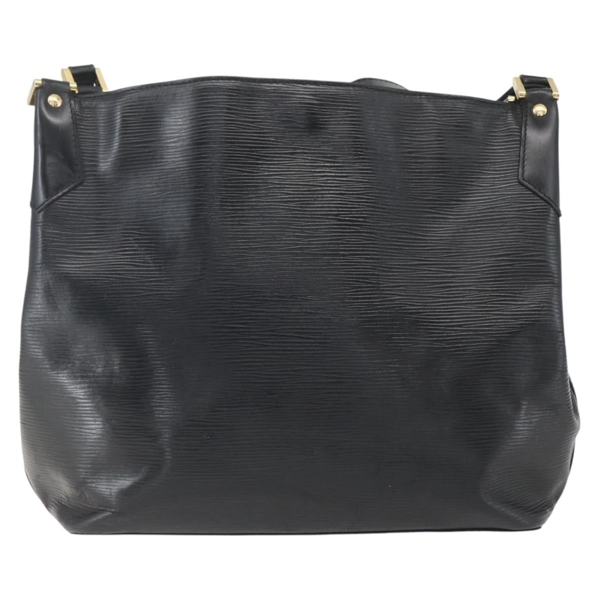 Louis Vuitton Mandara Handbag Epi Leather, BLACK, LEATHER, Tote bag