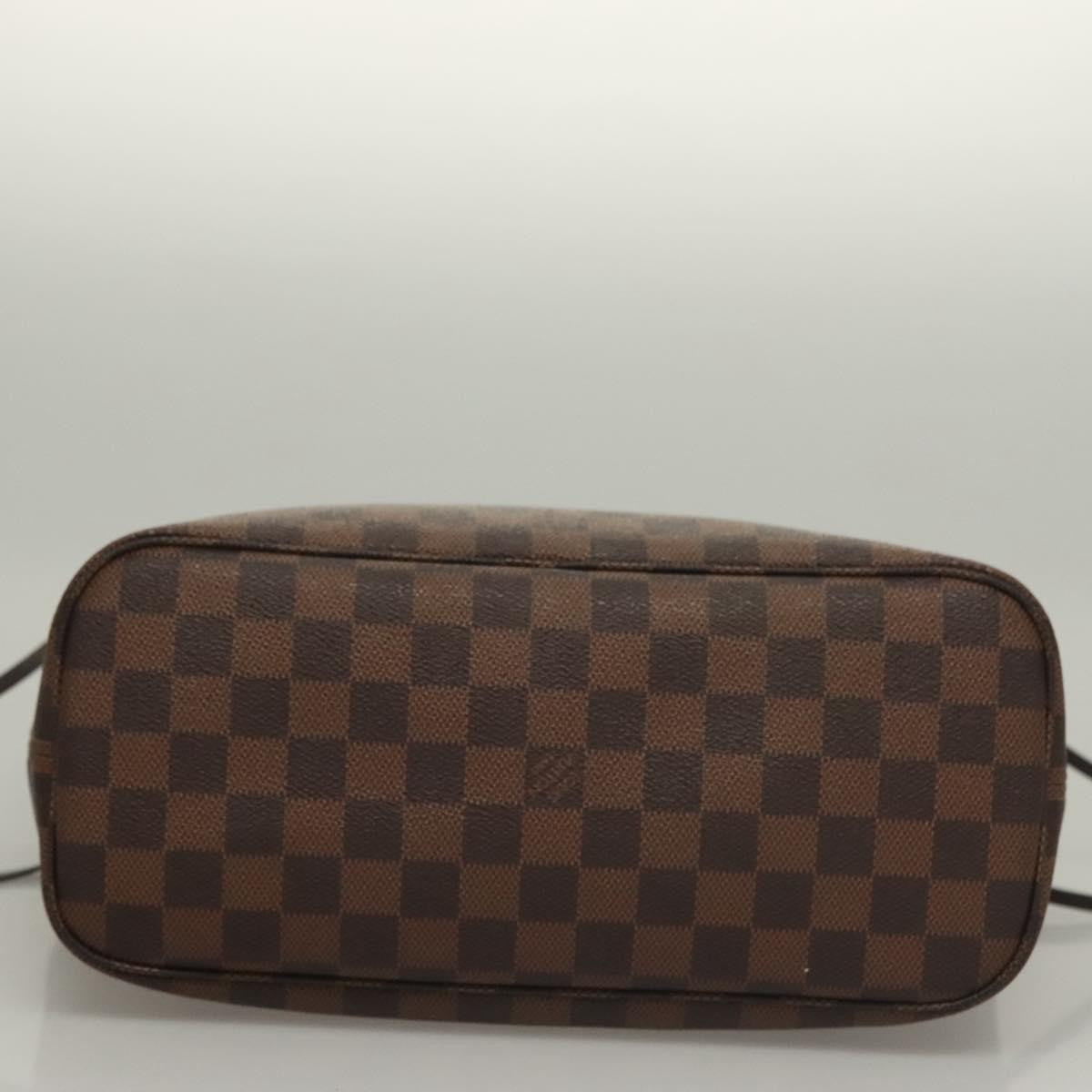 Louis Vuitton Neverfull Tote Damier, BROWN, CANVAS, Tote bag