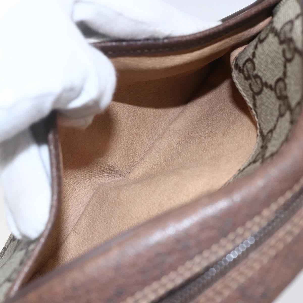 Gucci Micro GG supreme shoulder bag GG canvas, BEIGE, CANVAS, Shoulder bag