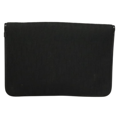 Christian Dior Vintage Trotter Pouch Diorissimo Canvas, BLACK, CANVAS, Clutche & pouche