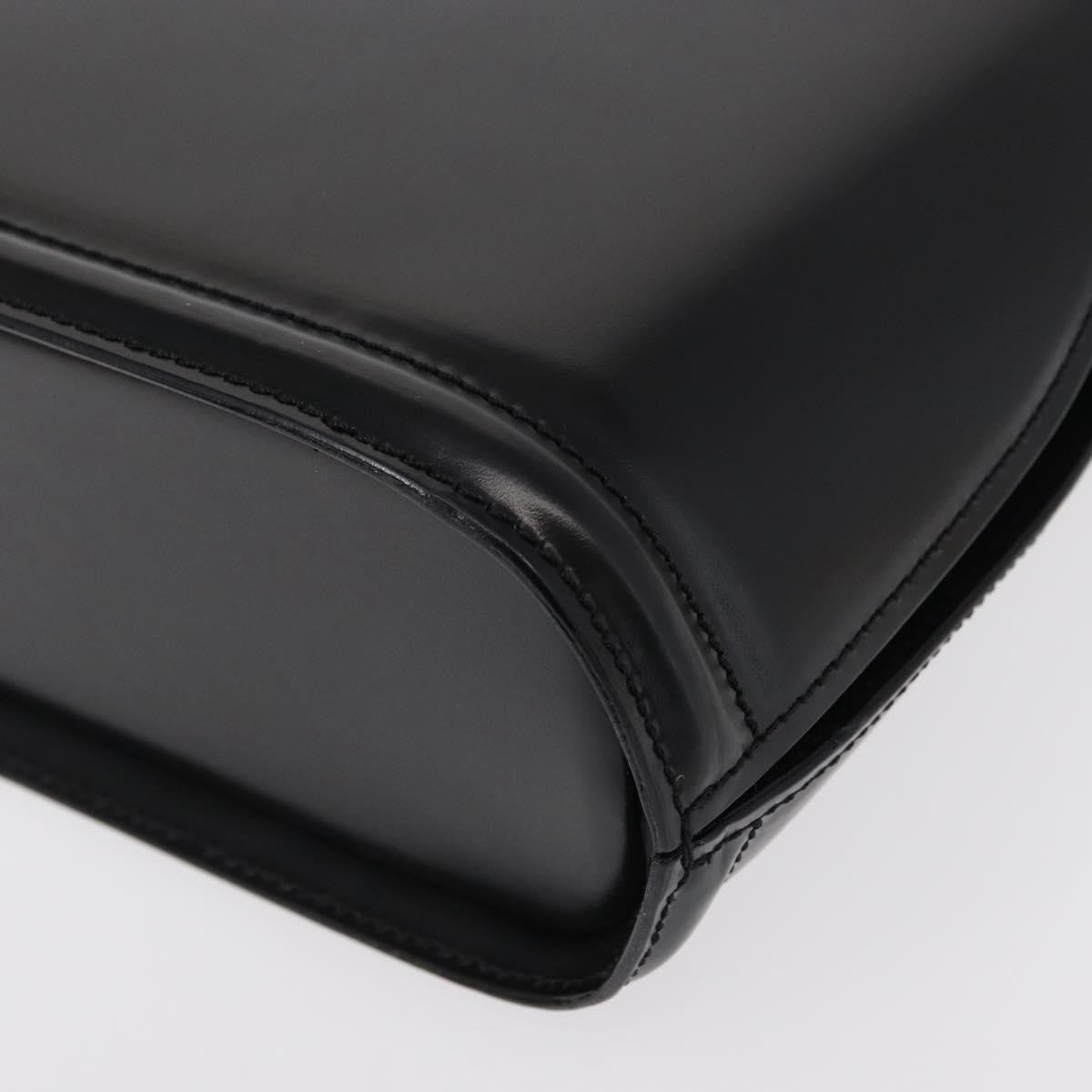 Bally Vintage Shoulder Bag Leather, BLACK, LEATHER, Shoulder bag