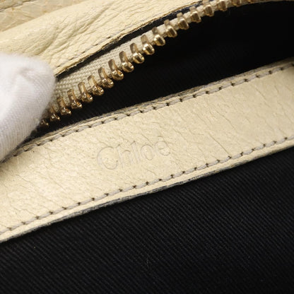 Chloe Ethel Handbag Leather, WHITE, LEATHER, Handbag
