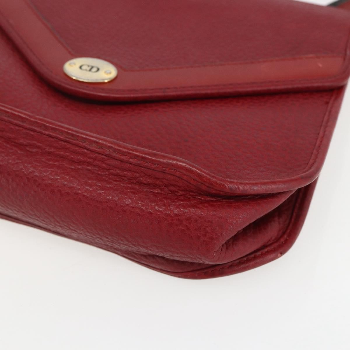 Christian Dior Vintage Handbag Leather, RED, LEATHER, Handbag
