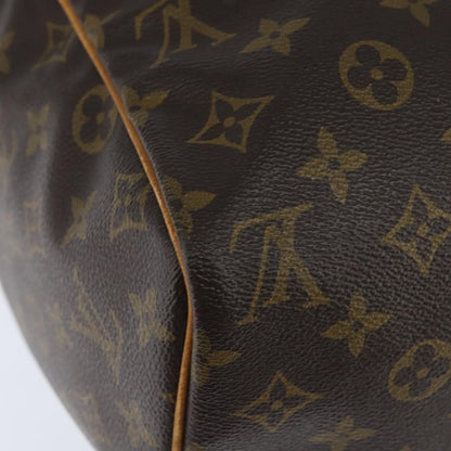 Louis Vuitton Sac Souple Handbag Monogram Canvas, BROWN, CANVAS, Travel bag