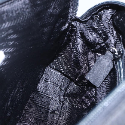 Prada Vintage Handbag Tessuto, Black, Nylon, Handbag