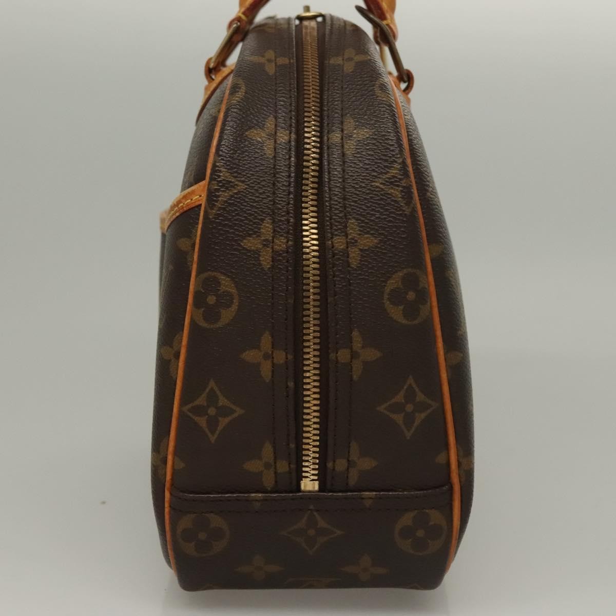 Louis Vuitton Trouville Handbag Monogram Canvas, BROWN, CANVAS, Handbag