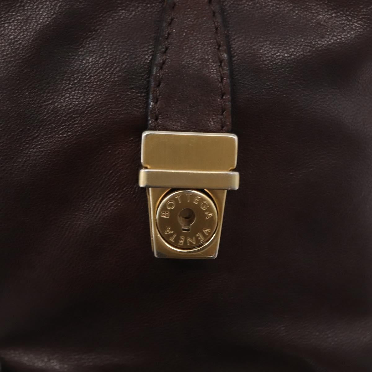 Bottega Veneta Intrecciato Handbag Leather, BROWN, LEATHER, Handbag