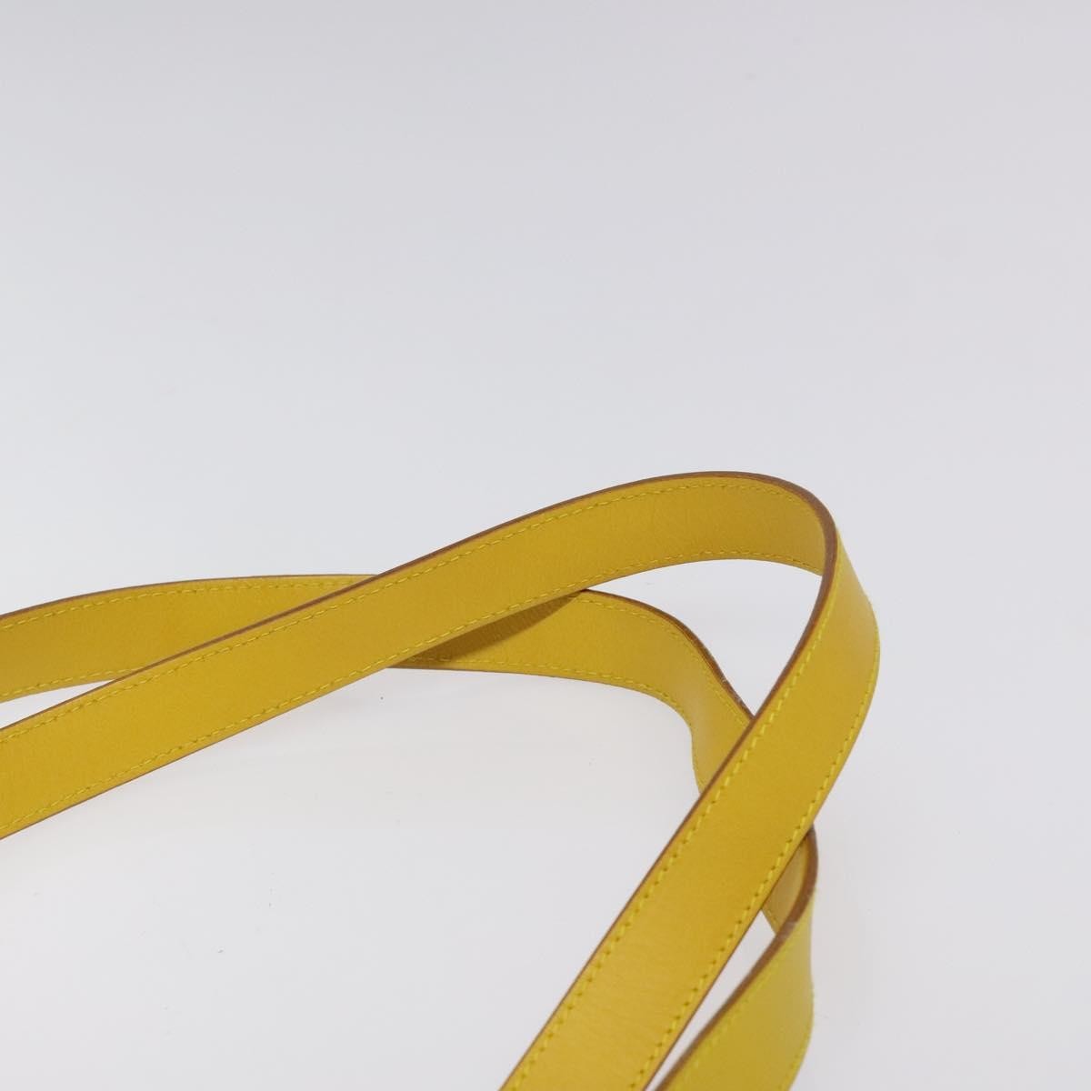 Salvatore Ferragamo Shoulder Bag Leather, YELLOW, LEATHER, Shoulder bag