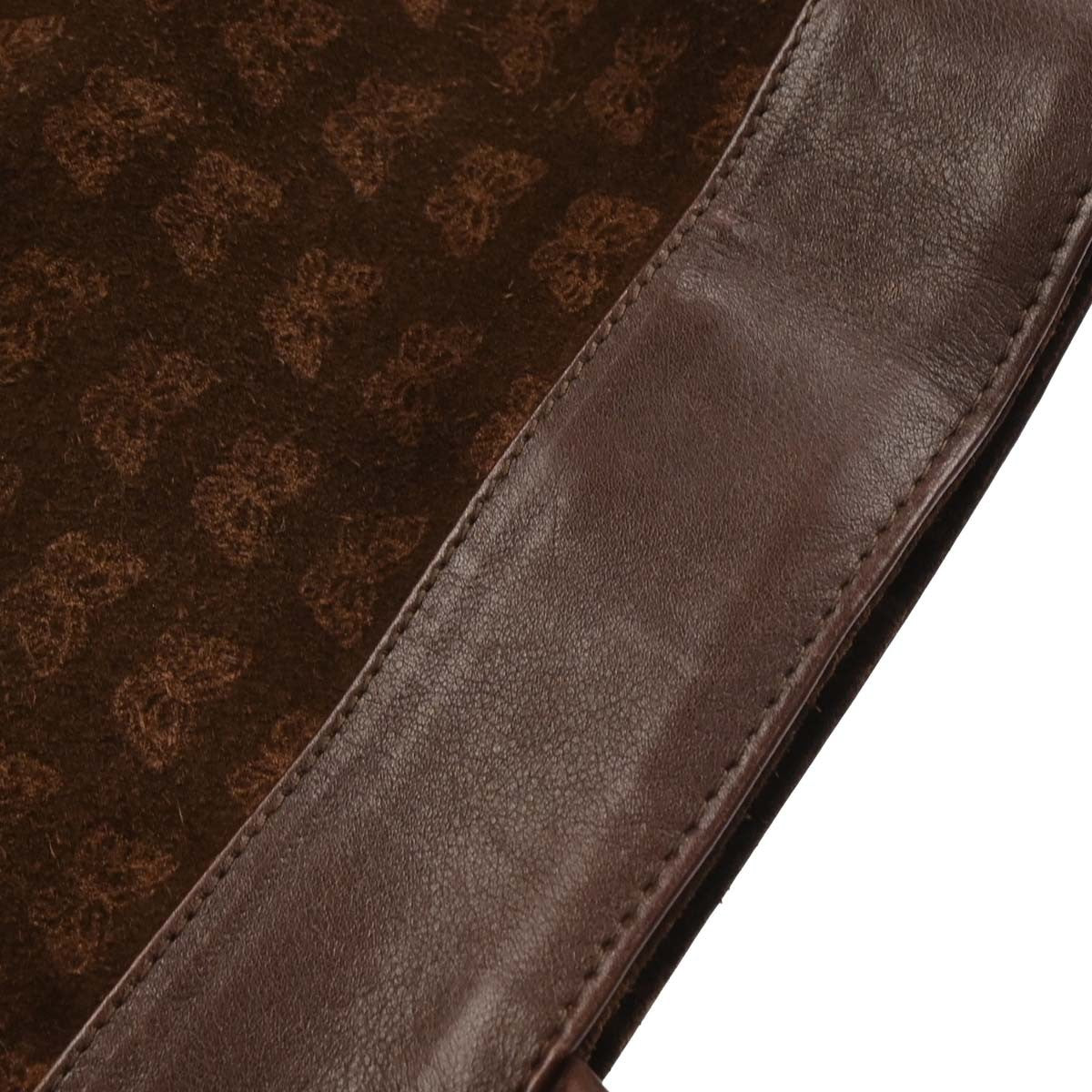 Bottega Veneta Butterfly Handle Tote Suede, BROWN, SUEDE, Tote bag