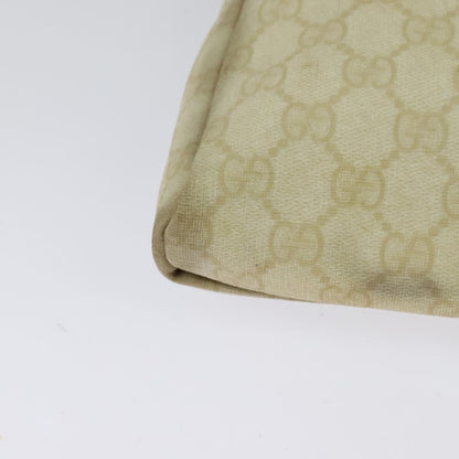 Gucci Flap Messenger GG Coated Canvas, BEIGE, PVC, Shoulder bag