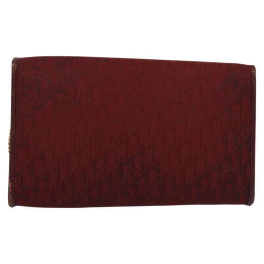 Christian Dior Vintage Trotteur Chain shoulder bag Canvas, RED, CANVAS, Shoulder bag