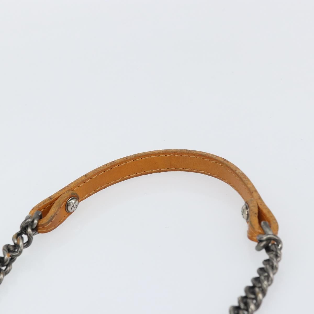 Chanel Chain Flap Bag Quilted Leather, ORANGE, LEATHER, Shoulder bag