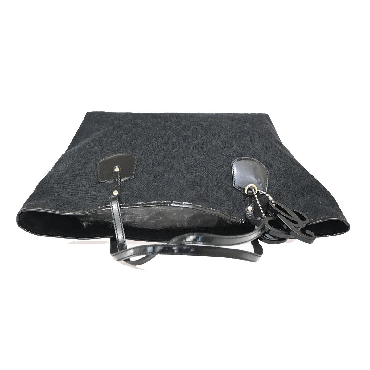 Gucci Jolie Tote GG Canvas, BLACK, CANVAS, Tote bag