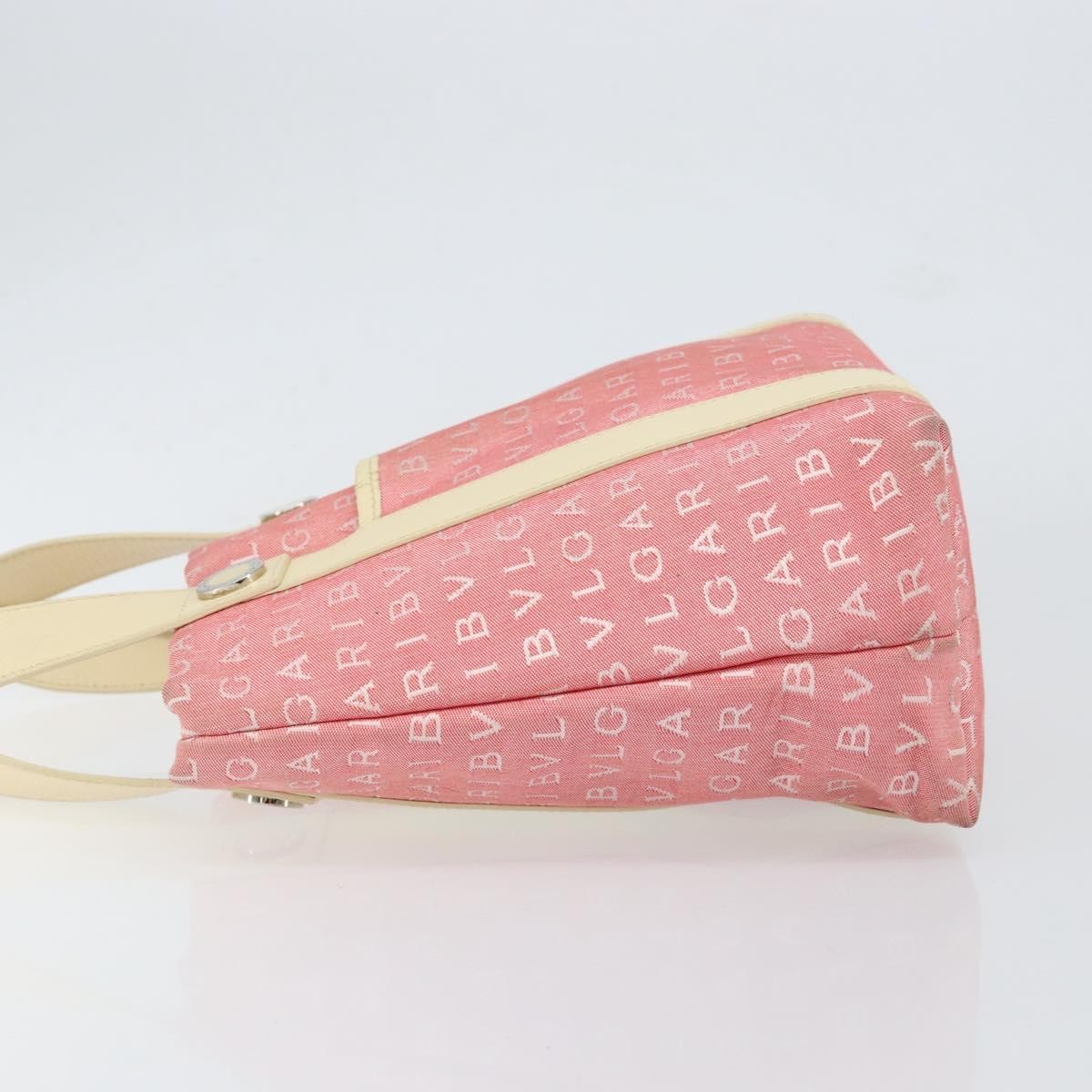 Bvlgari Logomania Handbag Canvas, PINK, CANVAS, Handbag