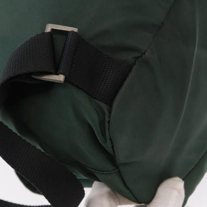 Prada Double Front Pocket Backpack Tessuto, GREEN, NYLON, Backpack