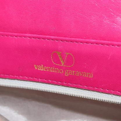 Valentino Garavani VLogo Flap Crossbody Bag Leather, PINK, LEATHER, Crossbody bag