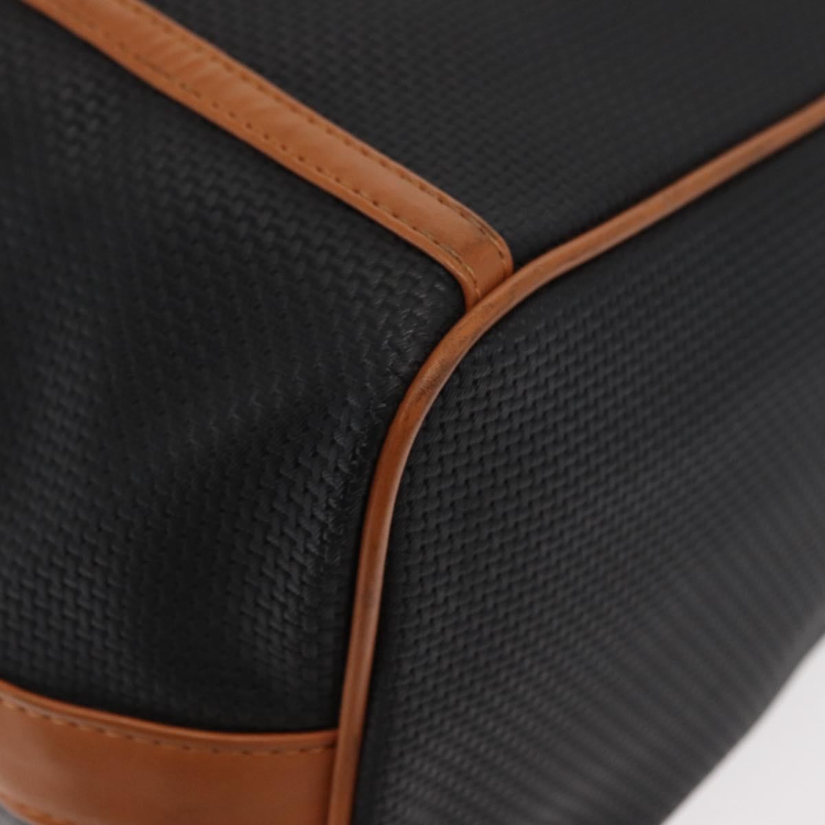 Saint Laurent Vintage Shoulder Bag Canvas, BLACK, CANVAS, Shoulder bag