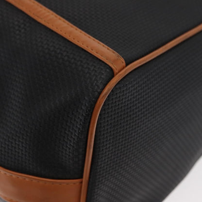 Saint Laurent Vintage Shoulder Bag Canvas, BLACK, CANVAS, Shoulder bag