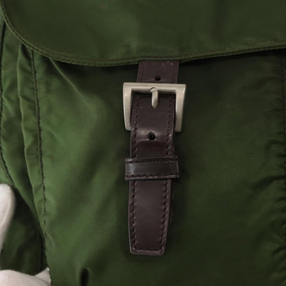 Prada Zip Buckle Messenger Bag Tessuto, KHAKI, NYLON, Crossbody bag