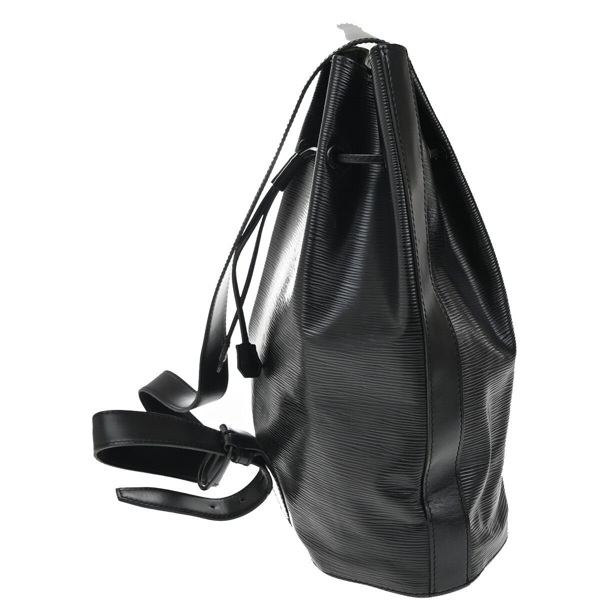 Louis Vuitton Vintage Sac d'Epaule Handbag Epi Leather, BLACK, LEATHER, Handbag