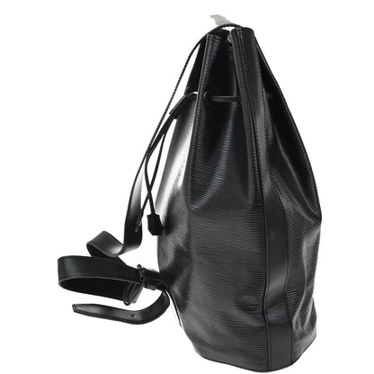 Louis Vuitton Vintage Sac d'Epaule Handbag Epi Leather, BLACK, LEATHER, Handbag