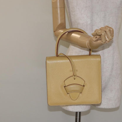 Loewe Barcelona Shoulder Bag Leather, YELLOW, LEATHER, Shoulder bag