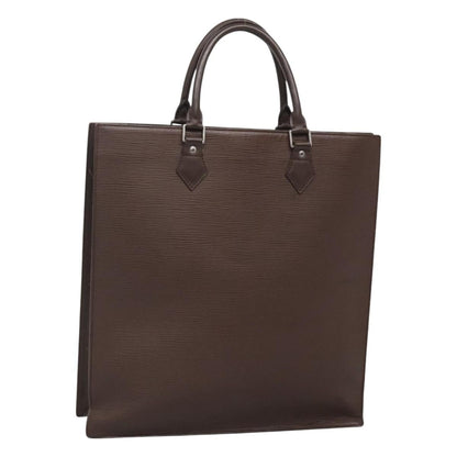 Louis Vuitton Sac Plat Bag Epi Leather, BROWN, LEATHER, Handbag