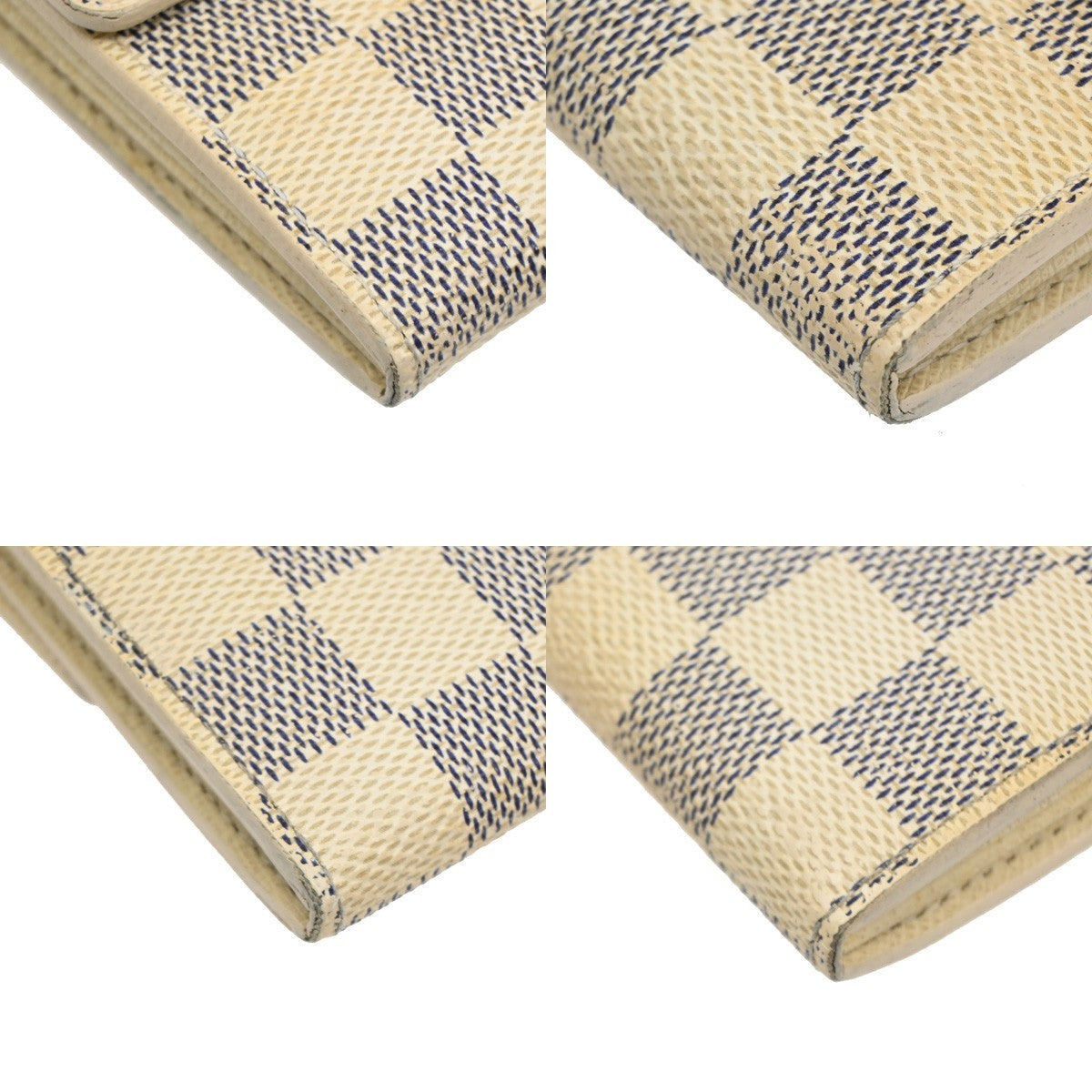 Louis Vuitton Vintage Sarah Wallet Damier, WHITE, CANVAS, Wallets