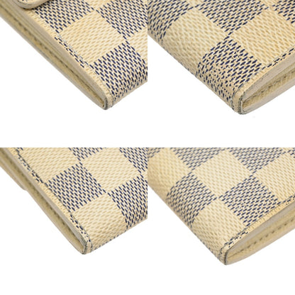 Louis Vuitton Vintage Sarah Wallet Damier, WHITE, CANVAS, Wallets