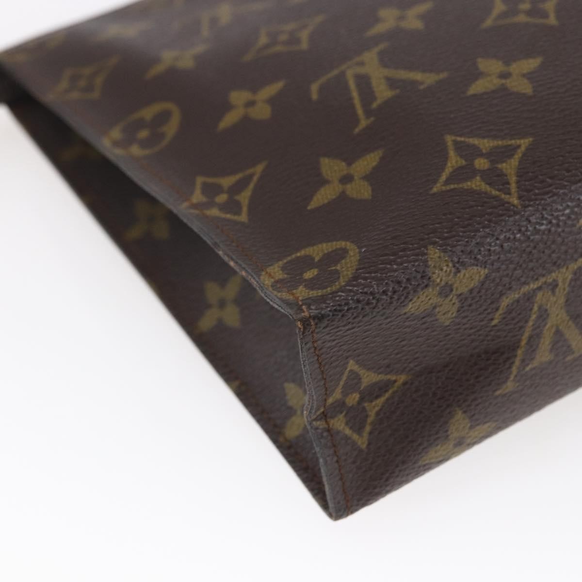Louis Vuitton Toiletry Pouch Monogram Canvas, BROWN, CANVAS, Clutche & pouche