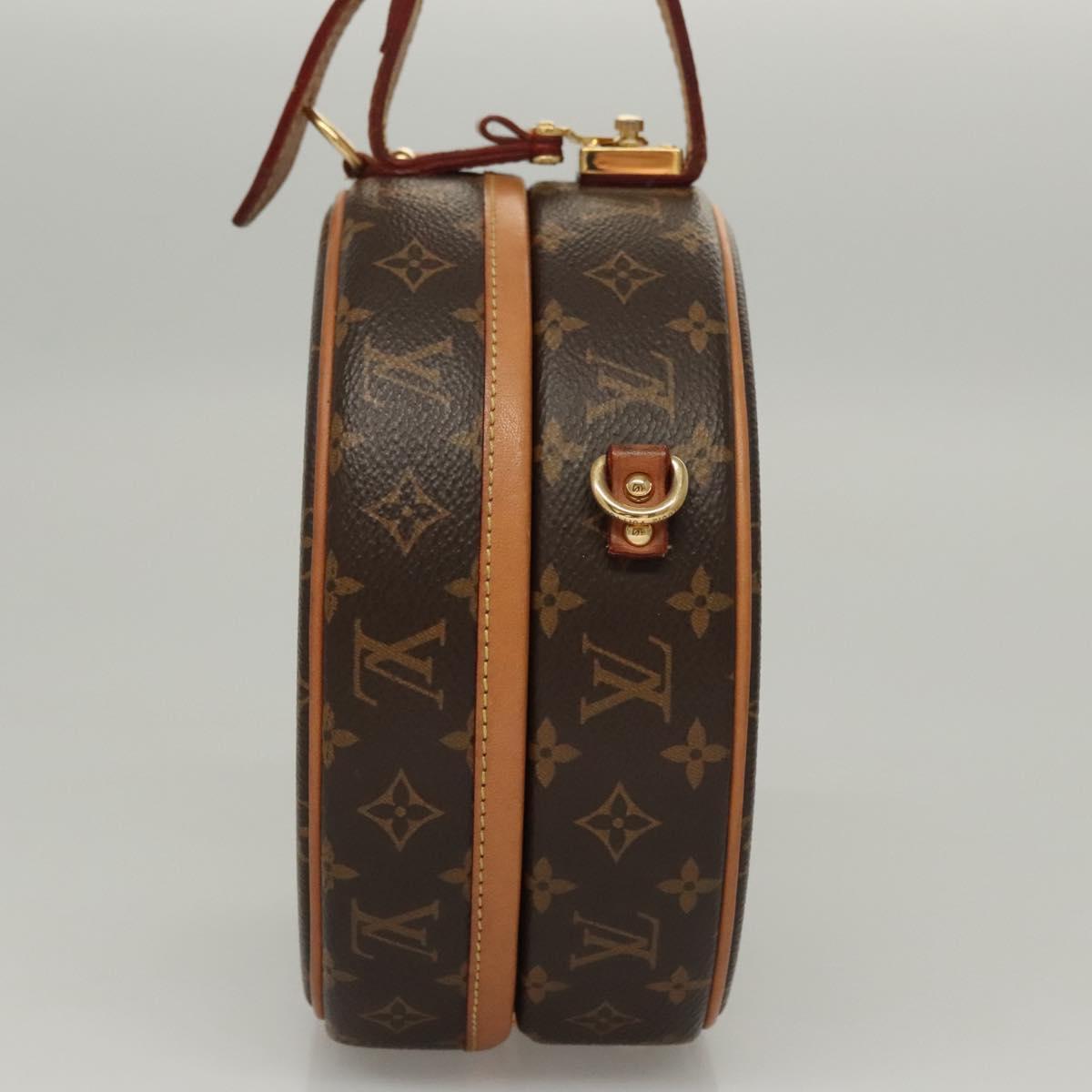 Louis Vuitton Petite Boite Chapeau Bag Monogram Canvas, BROWN, CANVAS, Shoulder bag