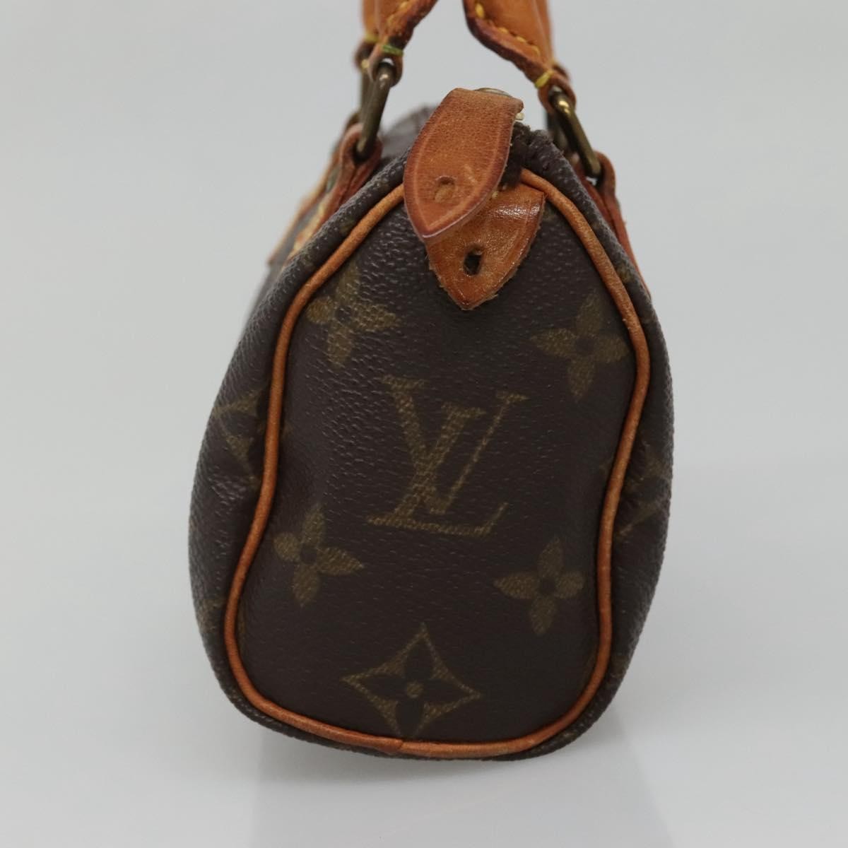 Louis Vuitton Speedy Mini HL Handbag Monogram Canvas, BROWN, CANVAS, Handbag