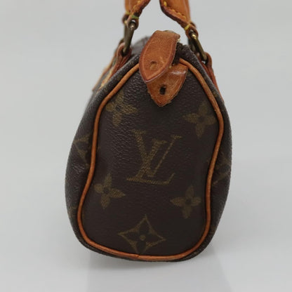 Louis Vuitton Speedy Mini HL Handbag Monogram Canvas, BROWN, CANVAS, Handbag