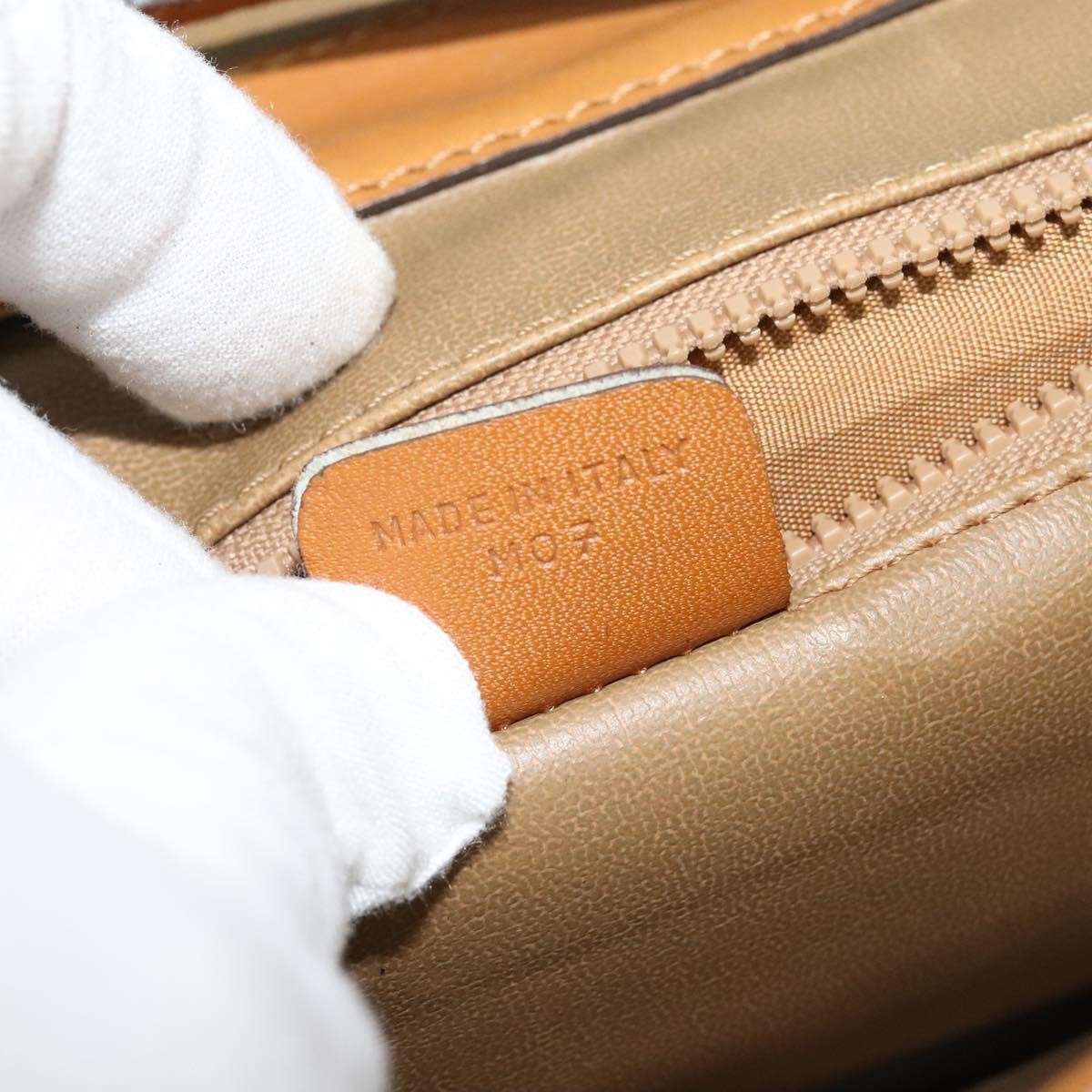 Celine Macadam Shoulder Bag PVC Leather, WHITE, PVC, Shoulder bag