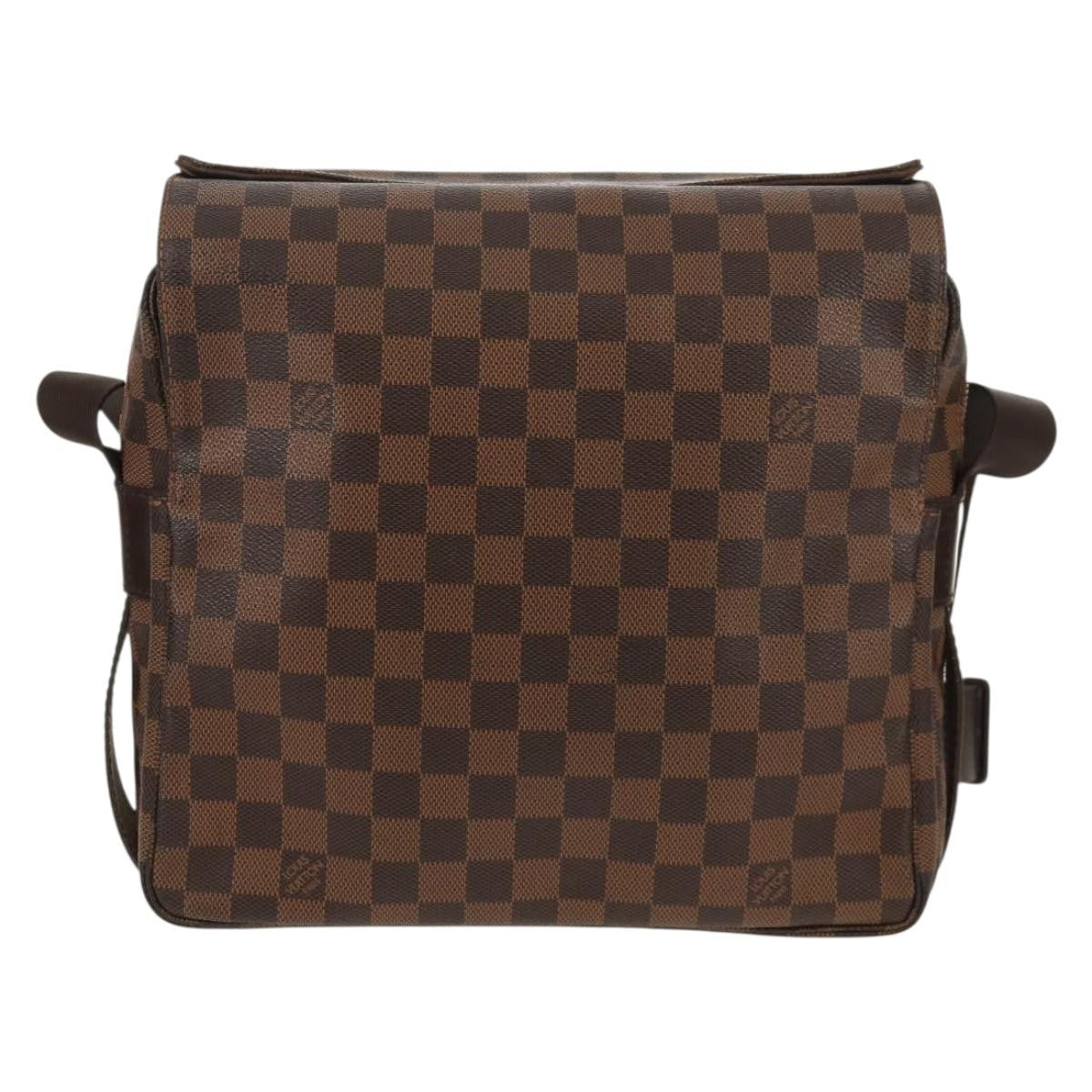 Louis Vuitton Naviglio Handbag Damier, BROWN, CANVAS, Shoulder bag