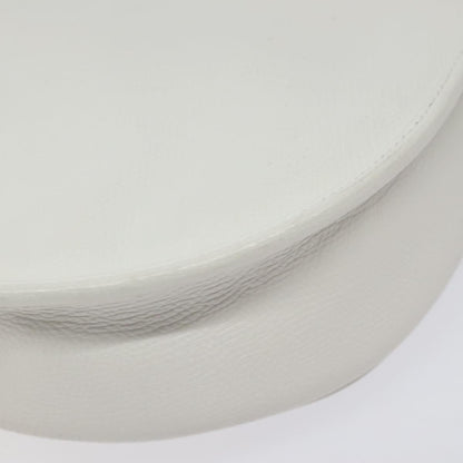 Christian Dior Flap Shoulder Bag Leather, WHITE, LEATHER, Shoulder bag