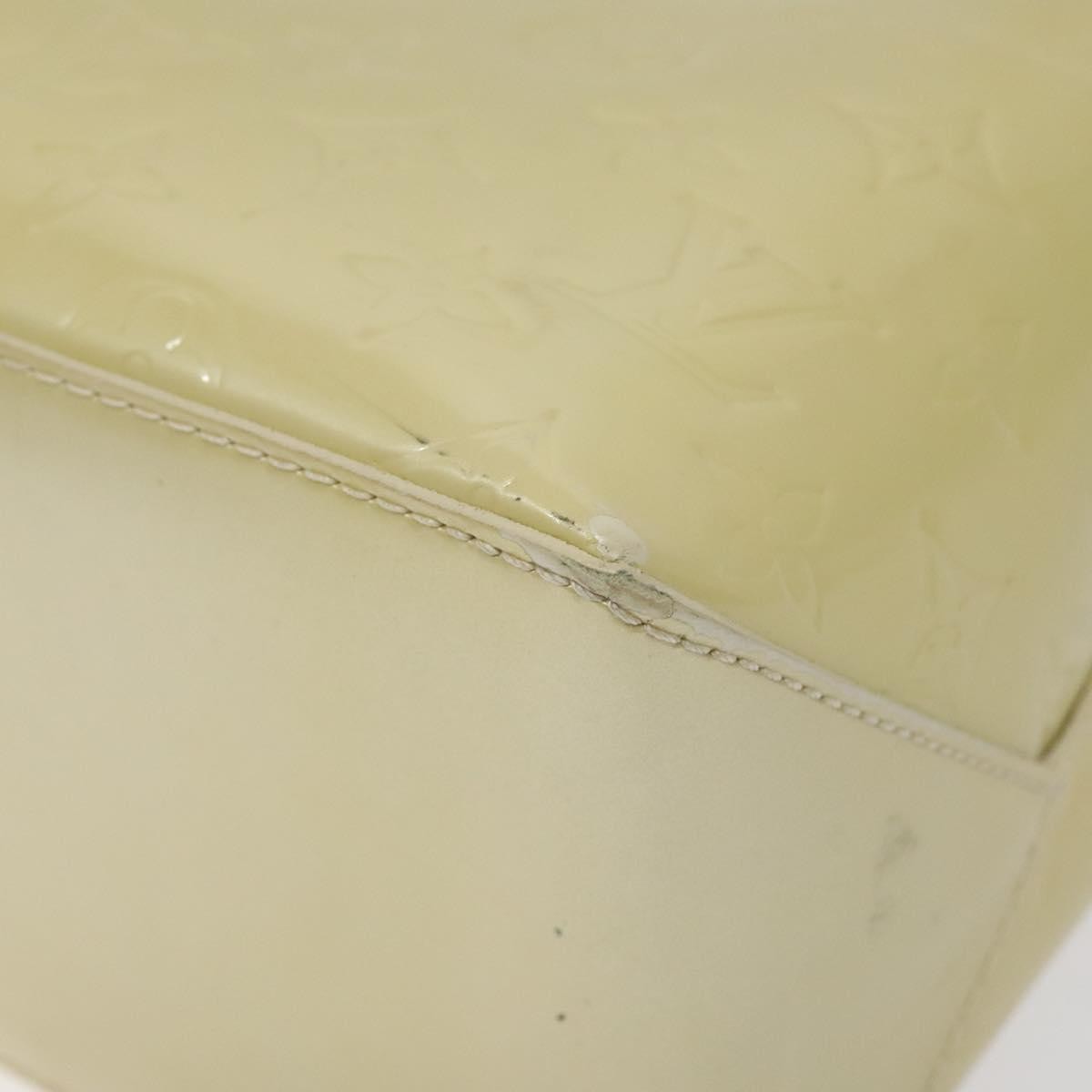 Louis Vuitton Wilshire Handbag Monogram Vernis, YELLOW, PATENT_LEATHER, Handbag