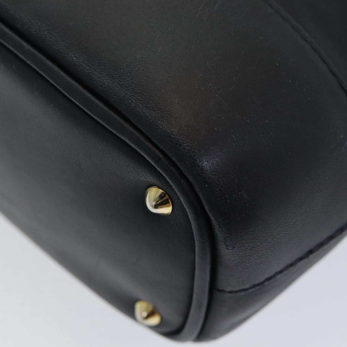 Bally Vintage Shoulder Bag Leather, Black, Leather, Shoulder Bag