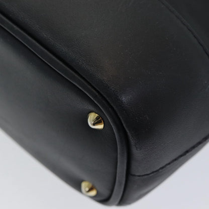 Bally Vintage Shoulder Bag Leather, Black, Leather, Shoulder Bag
