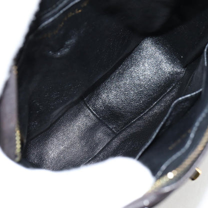 Chanel Vintage Square Front Pocket Camera Bag Quilted Patent, BLACK, PATENT_LEATHER, Crossbody bag