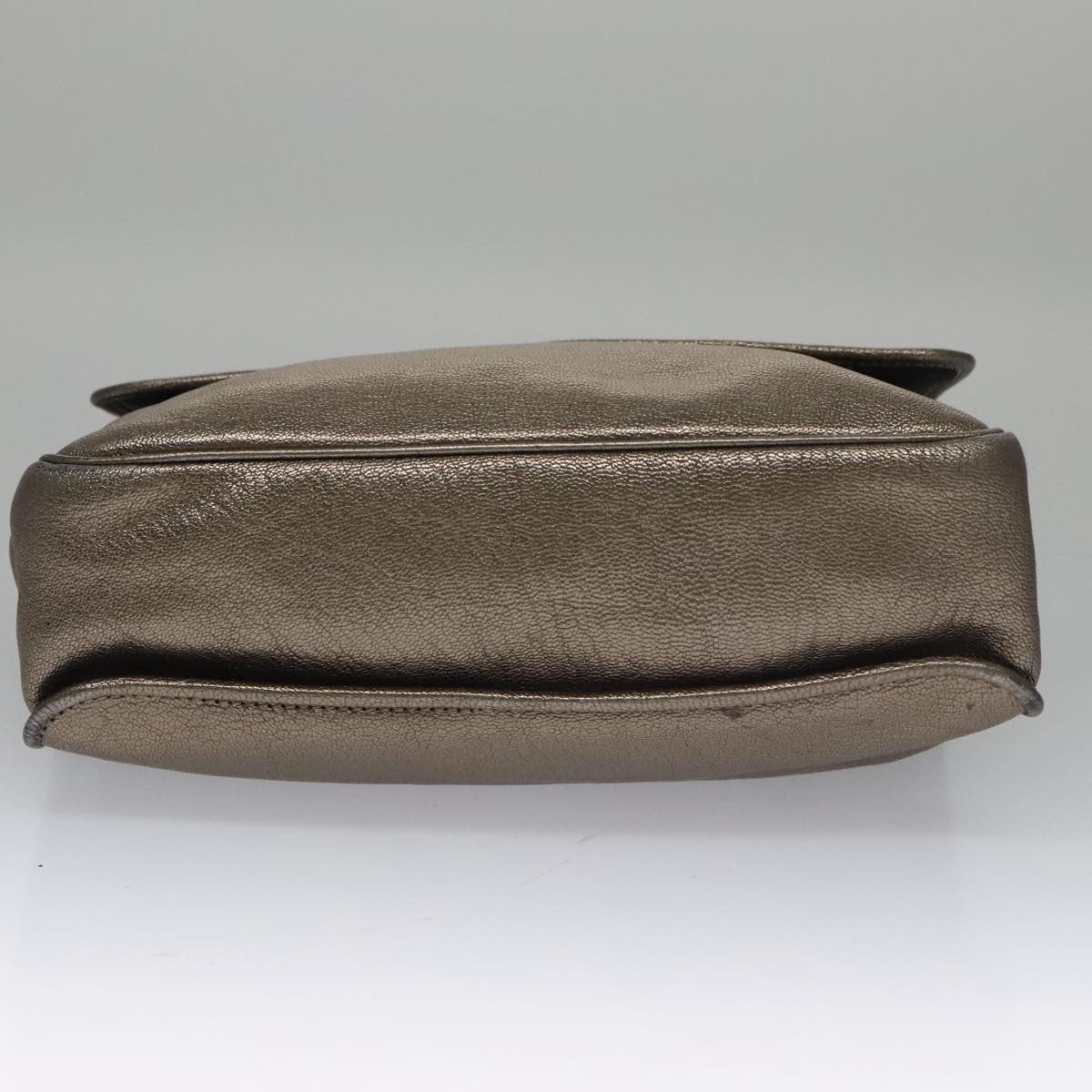 Loewe Anagram handbag Leather, METALLIC, LEATHER, Handbag